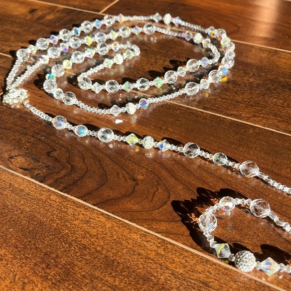 Crystal & Silver Wedding Lazo / Unity Rope - Picture 7 of 11